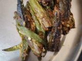 Stuff okra fry