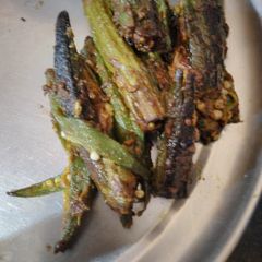 A picture of Stuff okra fry.