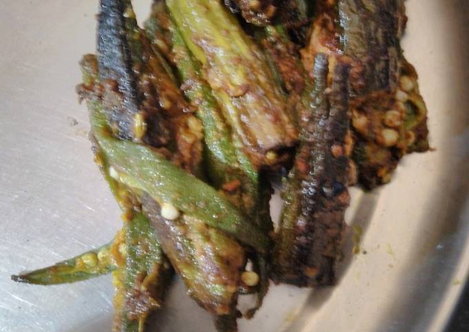 Stuff okra fry