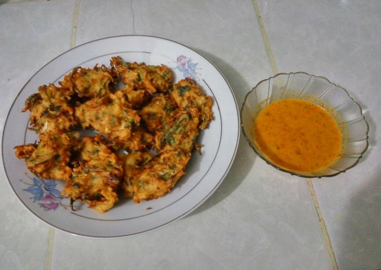 Pakora ayam sayur