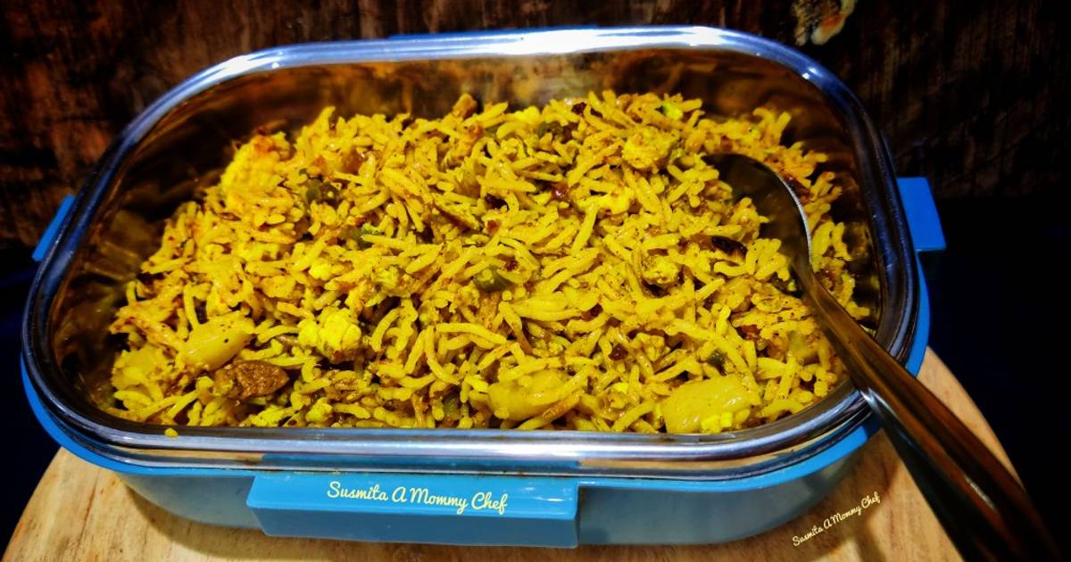 Mixed fried rice for tiffin box Recipe by Susmita Patnaik Cookpad