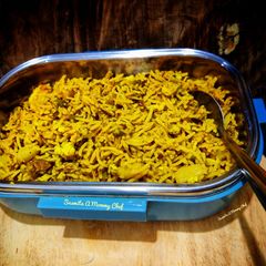 A picture of Mixed fried rice for tiffin box.