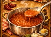 Una foto de salsa morita