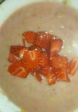 Una foto de Avena sabor a fresa!