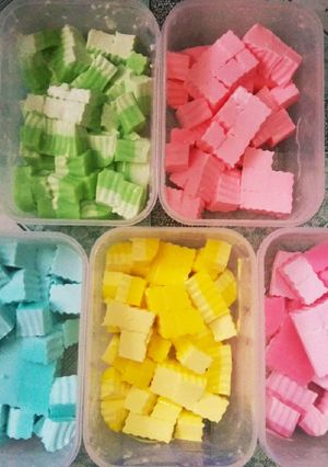 Hình của món Cách làm khúc bạch thơm béo nhiều màu (mà không quá mập).