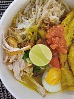 Foto resep Soto ayam kuah santan