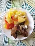 Codillo asado con hierbas
