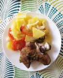 Codillo asado con hierbas