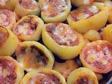 بطاطس محشية لحم مفروم وموتزاريلا 🥔🥔🥔