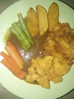 Foto resep Chicken crispy blackpaper sauce