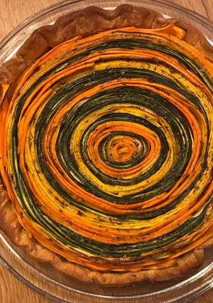 Une photo de Tarte Fleur aux Légumes