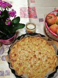 Egyszerű almás recept fotója