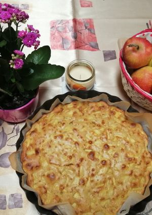 Egyszerű almás recept fotója