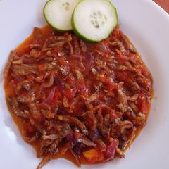 A picture of Fried Omena.