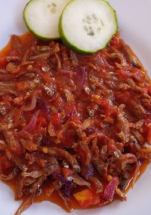 A picture of Fried Omena.