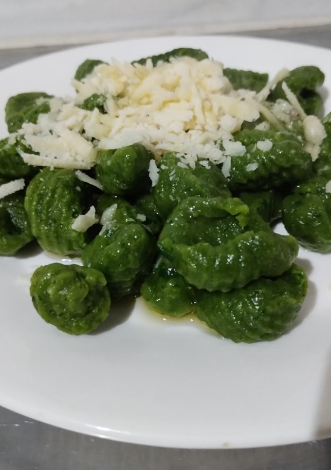 Una foto de Ñoquis de Espinaca