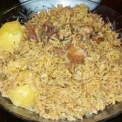A picture of Beef pilau.