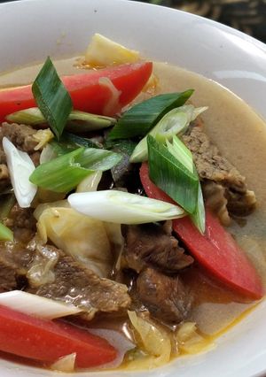 Foto resep Tongseng kambing kuah santan