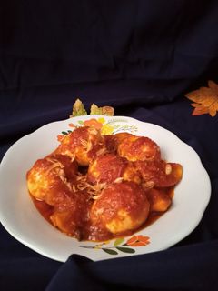 Foto resep Hintalu kentang masak habang (telur bumbu Bali Banjar)