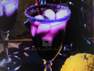 Cocktail Halloween : purple vodka
