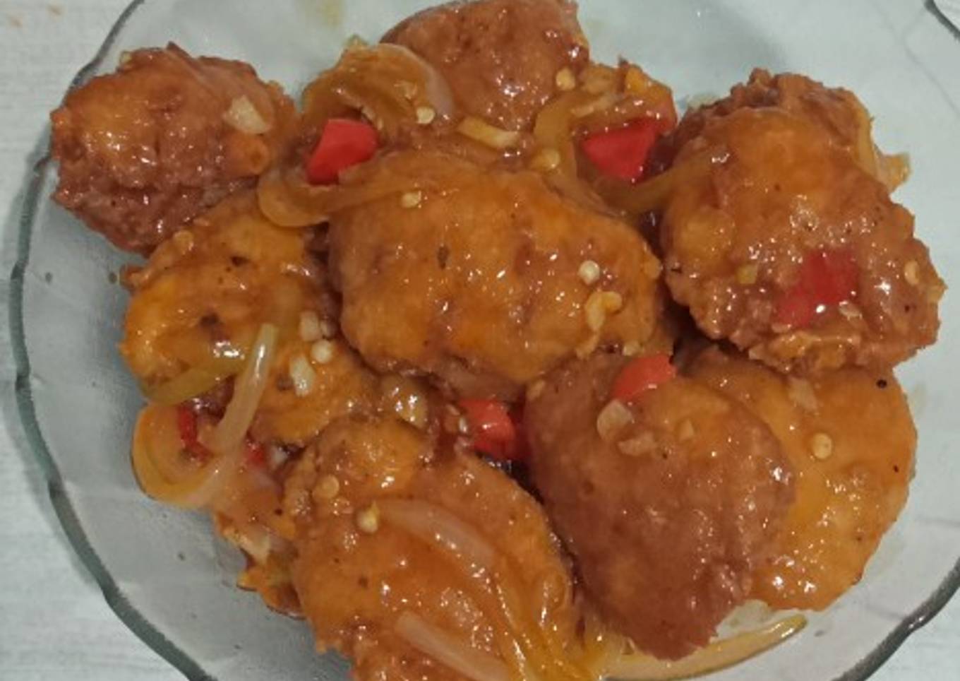 Tahu Bolognese Pedas