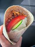 Wrap shredded tofu