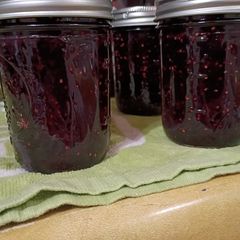 A picture of Sugar Free Mulberry-Blueberry Jam.