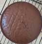 Cara Sederhana Membikin Resep  Bolu Coklat 5 telur (untuk cake dasar ulang tahun) 22cm yang Menggugah Selera, Bikin Ketagihan