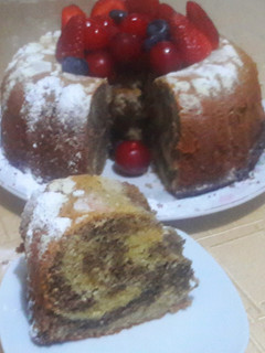 Una foto de Torta marmolada