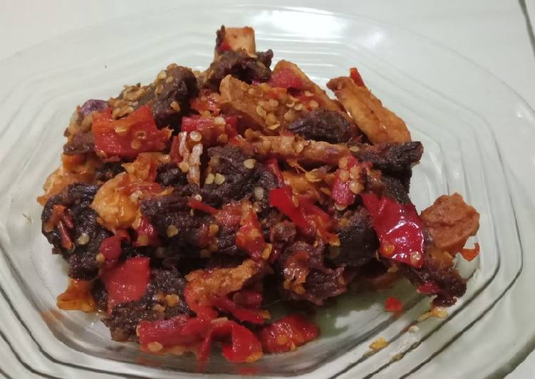 Resep: Balado dendeng Murah