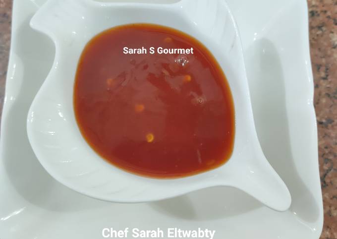 سويت تشيلي صوص السريع بالصور من Chef Sarah Eltwabty كوكباد