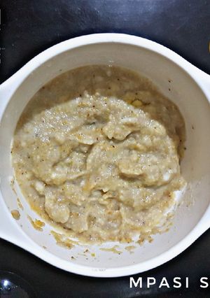 Foto resep Mpasi 6m+ beras putih bawal wortel tempe