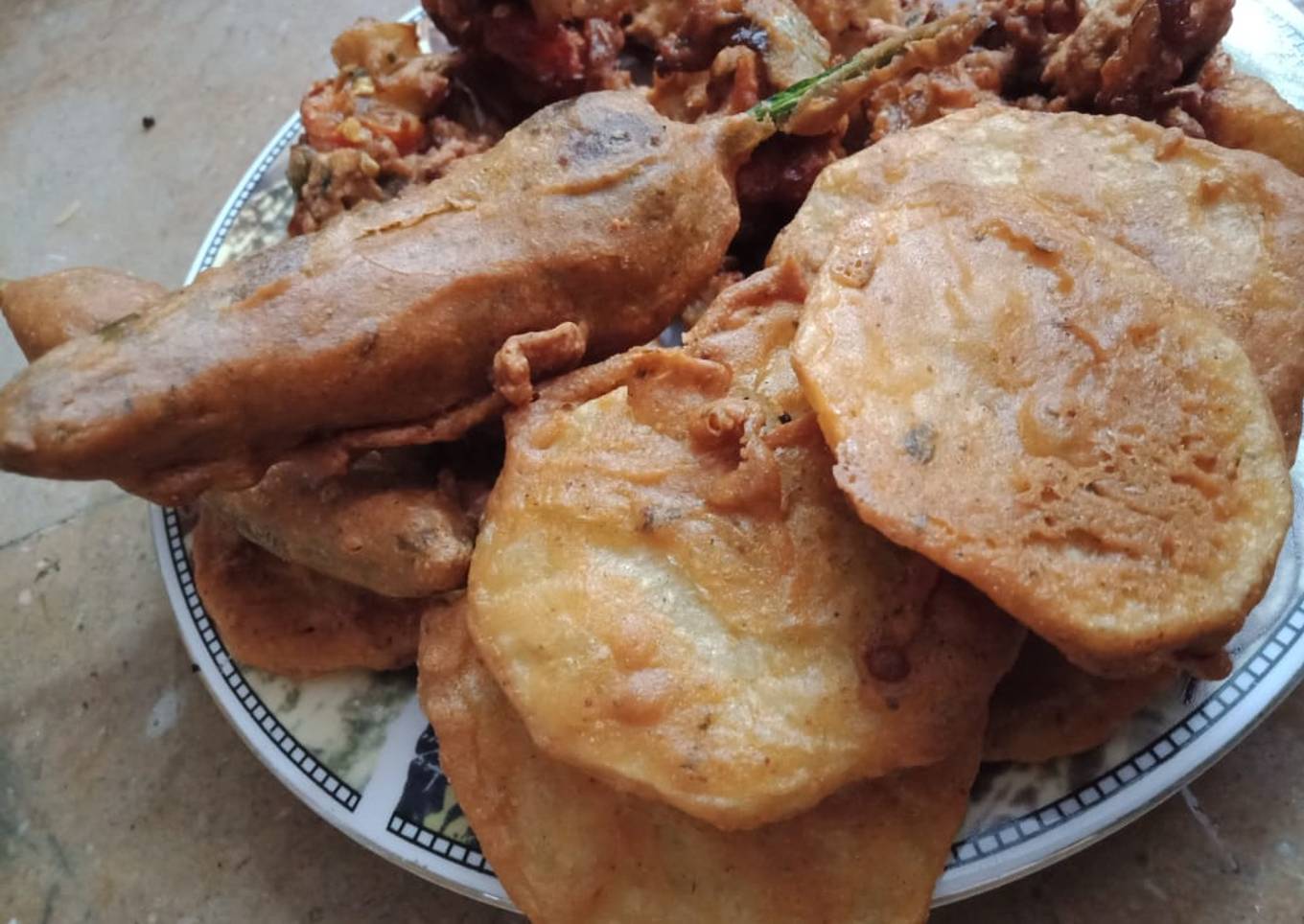 Crispy Potato Chili Pakoras