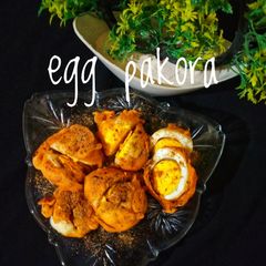 Egg pakora A picture of Egg pakora.