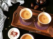 A picture of saffron tea
