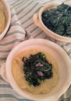 Foto di Purè di fave e cavolo nero