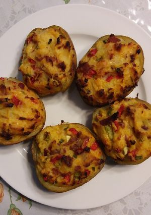 A picture of Baked Potatoes Second Time Around.