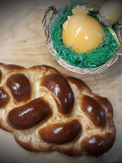 Húsvéti fonott kalács recept fotója
