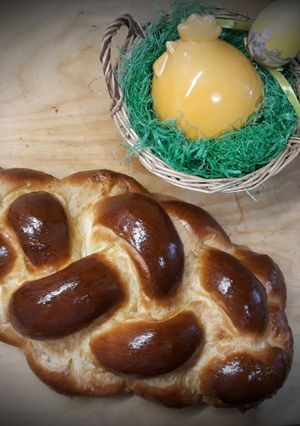 Húsvéti fonott kalács recept fotója