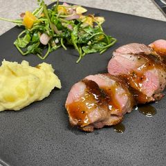 A picture of Duck a L’Orange.