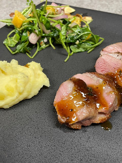 A picture of Duck a L’Orange.