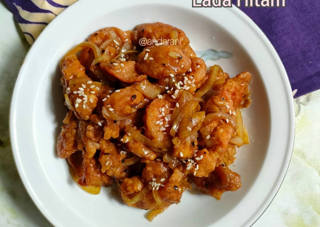 Ayam Crispy Lada Hitam