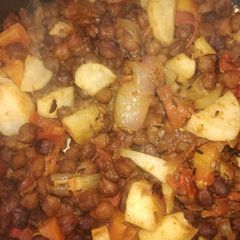 A picture of Chana chaat.