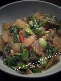 Foto resep Tumis Kikil Pete Cabe Ijo