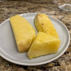 A picture of Sugar glazed pineapple 🍍.