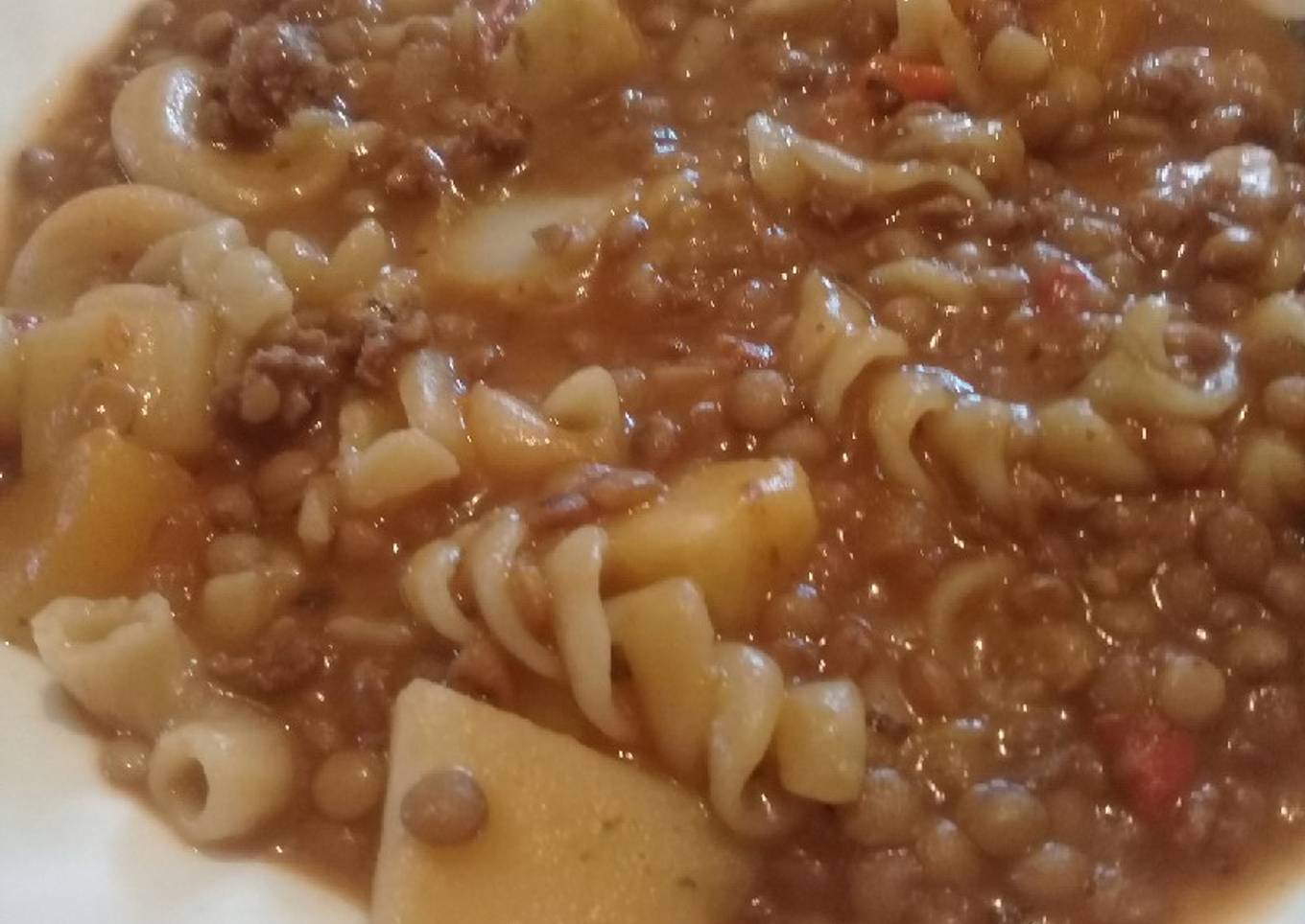 El más rico guiso de lentejas😉