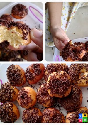 Foto resep Donat empuk no SP, no kentang, no susu