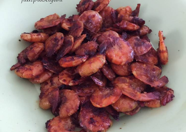 Resep Udang (mini) bakar madu teflon yang Sempurna