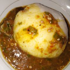 A picture of Ogbono/okro soup.