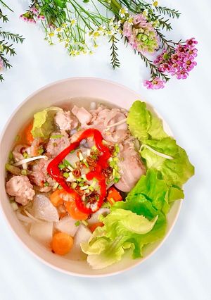 Hình của món Bánh canh mộc giò heo.
